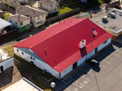 New commercial metal roof project
