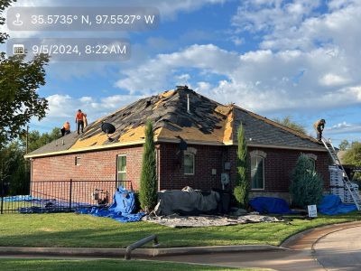 Damaged Roof Replacement